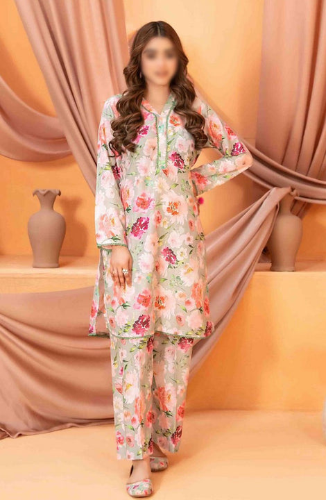 Amsal - Stitched Digital Printed 2pcs Collection with Khussa D 2756
