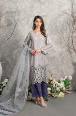 Samar - Schiffli Embroidered Lawn Collection D-2931