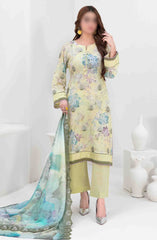 Penina - Embroidered Digital Printed Lawn Collection D-3160