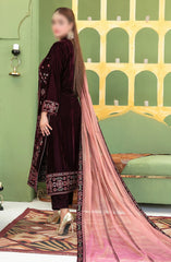 Esmeray - Fancy Heavy Embroidered Velvet Collection EFHE 24 D-3692