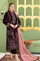 Esmeray - Fancy Heavy Embroidered Velvet Collection EFHE 24 D-3692