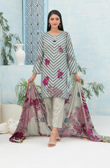 Nese - Stitched Digital Printed Staple 3pcs Collection D-5045