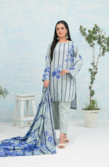 Nese - Stitched Digital Printed Staple 3pcs Collection D-5046