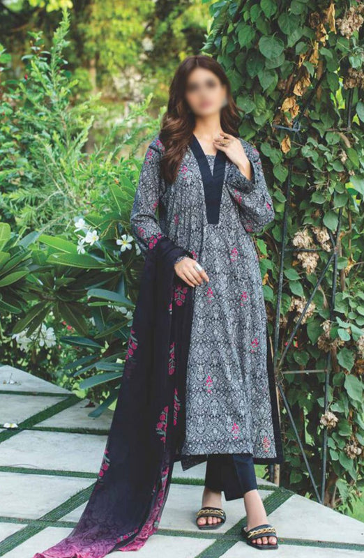 Sehar Embroidered Lawn Collection 2024 By Rashid Textile D 8083