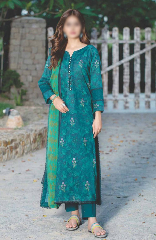 Sehar Embroidered Lawn Collection 2024 By Rashid Textile D 8090