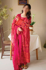 LUXOR Embroidered Luxury Lawn Collection 2024 D 8142