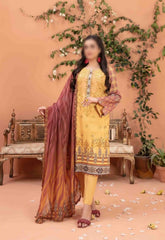 Mayaah Embroidered Lawn Digital Print Collection By Tawakkal Fabrics D 8956