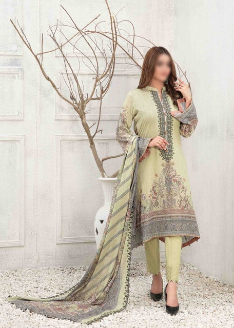 AIYLEEN Panni Embroidered Digital Printed Lawn Shirt - Lawn Dupatta Collection 2023 D 8995