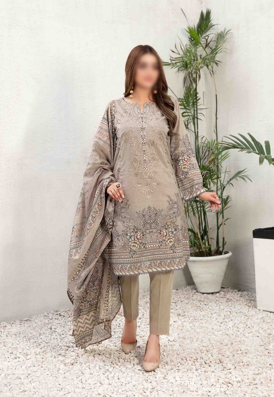 AIYLEEN Panni Embroidered Digital Printed Lawn Shirt - Lawn Dupatta Collection 2023 D 8996