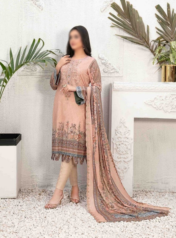 AIYLEEN Panni Embroidered Digital Printed Lawn Shirt - Lawn Dupatta Collection 2023 D 9000