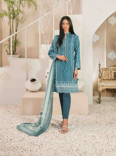 Naera Embroidered Digital Print Lawn Collection By Tawakkal Fabrics D 9001