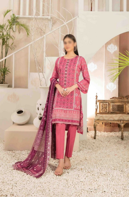 Naera Embroidered Digital Print Lawn Collection By Tawakkal Fabrics D 9006