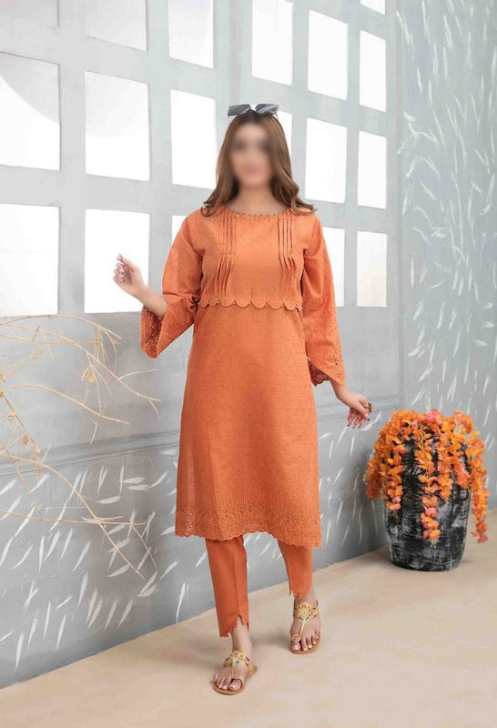ZAZA  Schiffli Lawn 2-pcs Collection 2023 Vol 04 D 9228