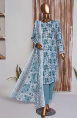 Dhagakari by HZ Textile Unstitched Lawn Summer Collection 2025 Vol-02 D-1001