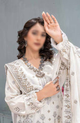 Aghaaz Luxury Karandi Embroidered Collection By Riaz Artss D-01