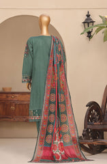 SADABAHAR Premium Embroidered Printed Lawn Collection D-01