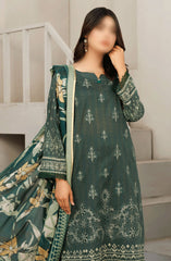 Jasmine Lawn Slub Digital Print and Embroidered Collection Vol 17 D-01