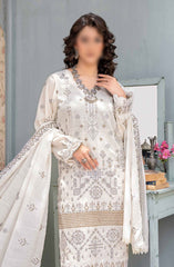 Aghaaz Luxury Karandi Embroidered Collection By Riaz Artss D-01