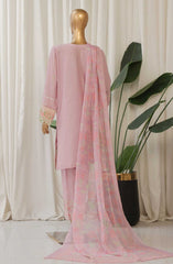 Bin Saeed Luxury Plain Cotton 3 PC Collection D-01