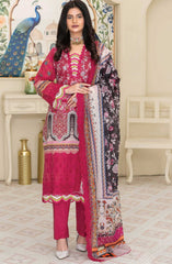 Mashaal Exclusive Digital Printed and Embroidered Lawn Collection by Riaz Arts D-01