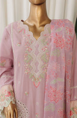 Bin Saeed Luxury Plain Cotton 3 PC Collection D-01