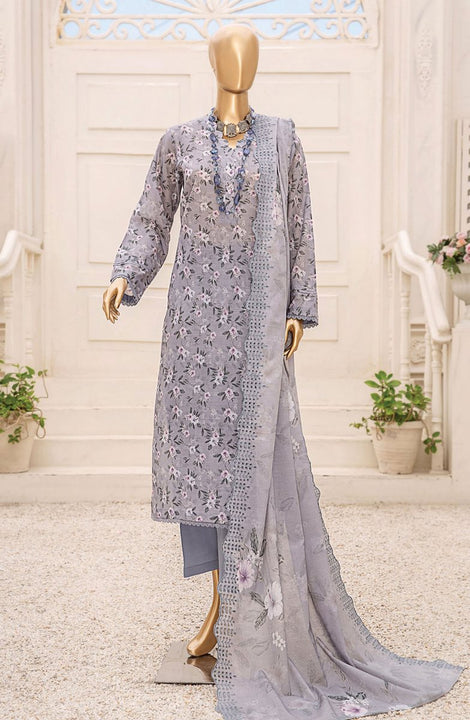 Tarzz Printed Lawn Collection With Emb Voile Dupatta Vol.1 Design 01