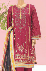 Bin Saeed Exclusive Embroidered 3 PC Collection 2024 D-01