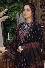 Denara Woolen Shawl and Embroidered Edition By Humdum D-01