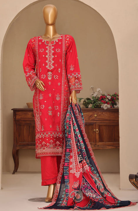 SADABAHAR Premium Embroidered Printed Lawn Collection D-02