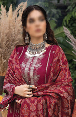 Denara Woolen Shawl and Embroidered Edition By Humdum D-02