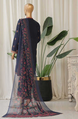 Bin Saeed Luxury Plain Cotton 3 PC Collection D-02