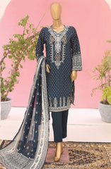 Bin Saeed Exclusive Embroidered 3 PC Collection 2024 D-02