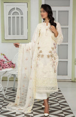 Flora Swiss Lawn Embroidered Collection By Humdum Design 02