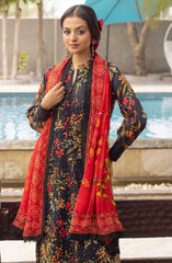 Mahees Sehar Printed Chikankari Lawn Collection 2025 D-02