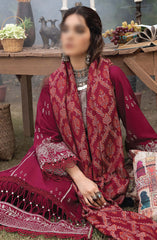 Denara Woolen Shawl and Embroidered Edition By Humdum D-02