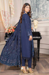 Shagun Premium Embroidered Dhanak Collection By Riaz Arts D-02