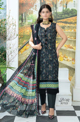 Mashaal Exclusive Digital Printed Collection By Riaz Arts D-02