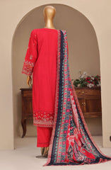 SADABAHAR Premium Embroidered Printed Lawn Collection D-02