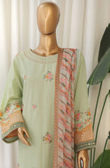 Bin Saeed Luxury Plain Cotton 3 PC Collection D-03