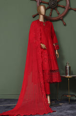 Bin Saeed Luxury Self Embroidered Frock 3 Pc Collection D-03