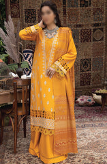 Denara Woolen Shawl and Embroidered Edition By Humdum D-03