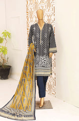 Bin Saeed Exclusive Embroidered 3 PC Collection 2024 D-03