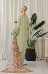 Bin Saeed Luxury Plain Cotton 3 PC Collection D-03