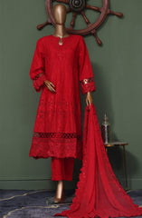 Bin Saeed Luxury Self Embroidered Frock 3 Pc Collection D-03