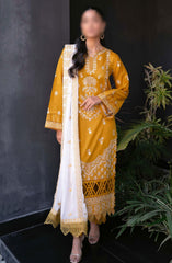 Meraki Embroidered Lawn Collection 2024 By Humdum Design 04