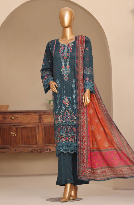 SADABAHAR Premium Embroidered Printed Lawn Collection D-04