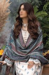 Denara Woolen Shawl and Embroidered Edition By Humdum D-04