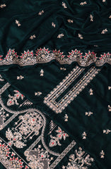 Exclusive Embroidered Velvet Collection D-04