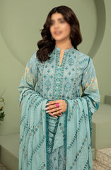 Smile Digital Print and Luxury Emb Lawn Collection Design 05