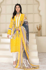 Mashaal Exclusive Digital Printed and Embroidered Lawn Collection by Riaz Arts D-05